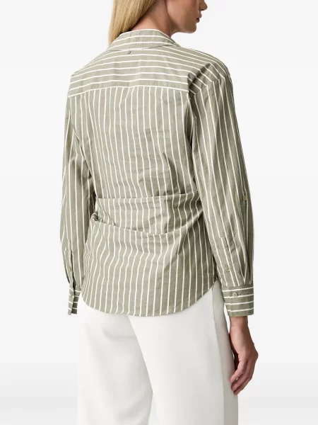 Cămașă Dkny cu volane verde