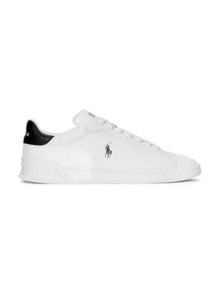 Polo Ralph Lauren Ghete de piele alb