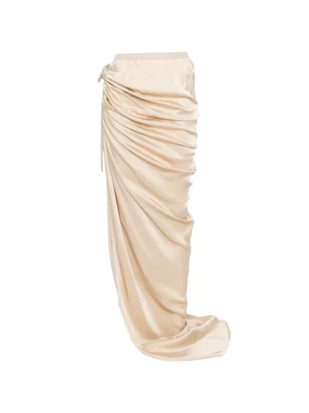 Aszimmetrikus drapírozott maxi szoknya Rick Owens