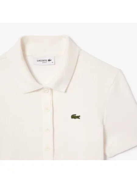 Поло Lacoste белое