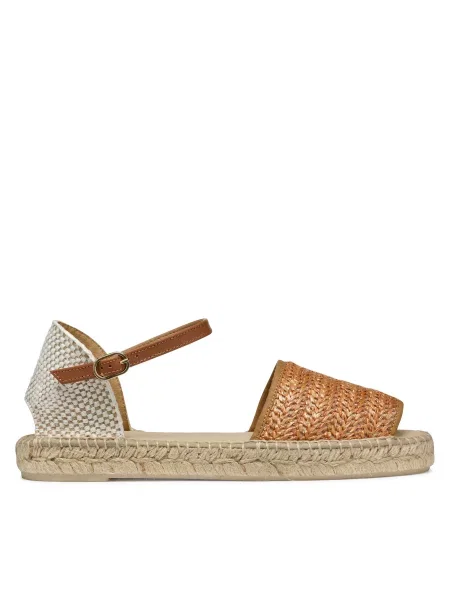 Espadrile Geox D Lampedusa rjava