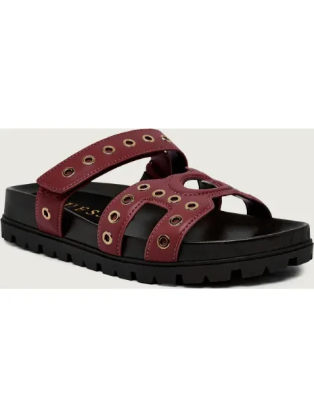 Guess Șlapi FASHIE roșu