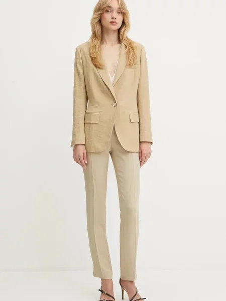 Піджак Morgan однобортний однотонний VAVIK бежевий