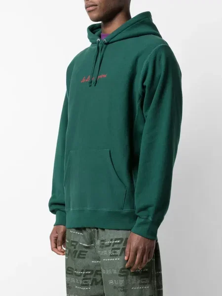 Hanorac cu glugă Supreme verde