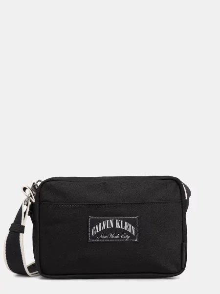 Calvin Klein Geantă de umăr / alb negru