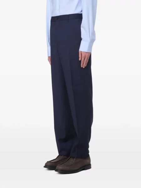 Pantaloni Etro de lână albastru