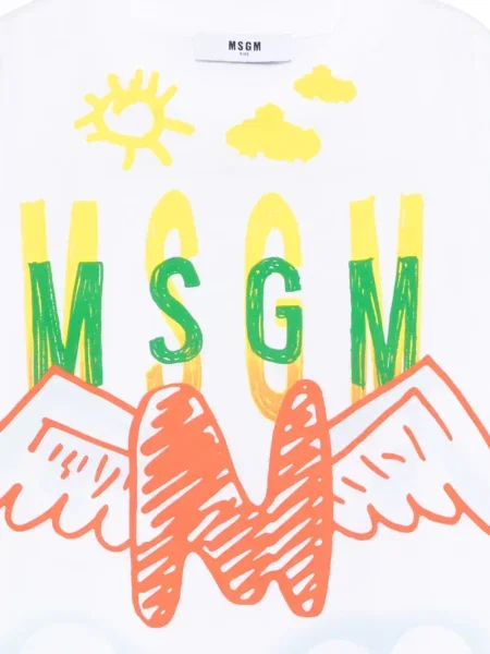 Dětské tričko Msgm bílé