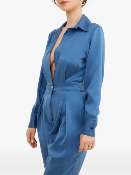 Salopetă Tessitura Body Couture albastru