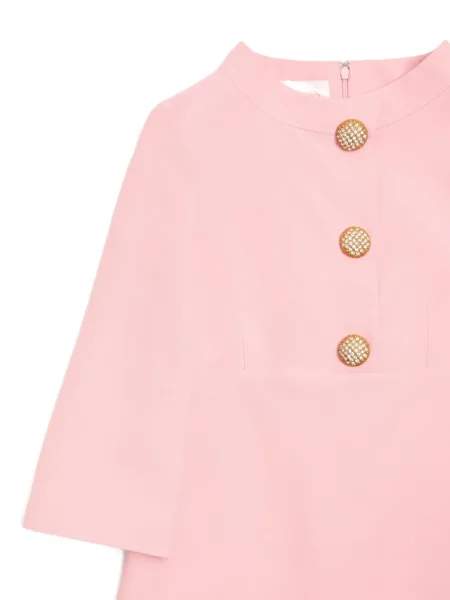 Scurt rochie Valentino Garavani din crep roz