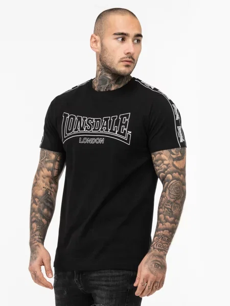 Lonsdale Vementry Футболка чорний