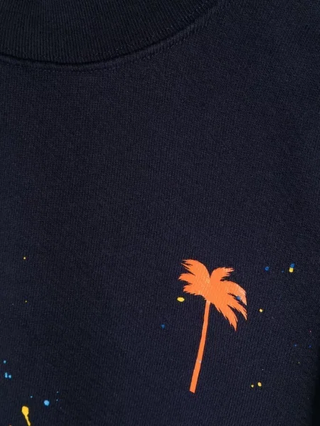 Bluza dziecięca Palm Angels niebieska