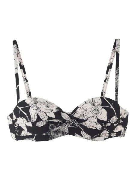 S.Oliver Sutien costum de baie LM negru alb