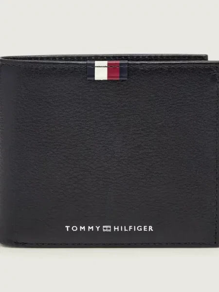 Tommy Hilfiger De piele portofel Business Corporate negru