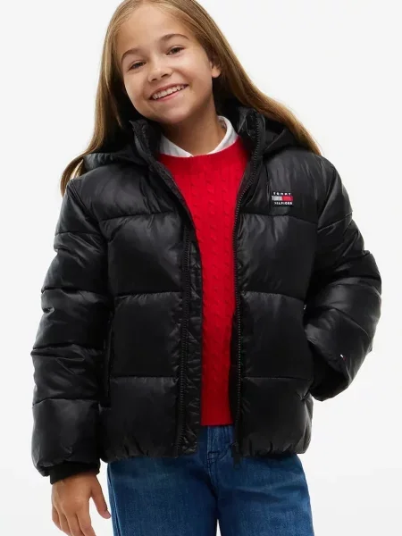 Tommy Hilfiger jachetă pentru copii negru