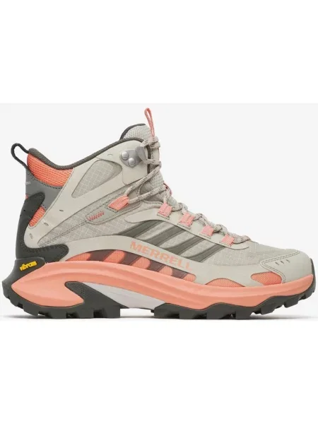 Buty trekkingowe Merrell Moab Speed 2 Mid GORE-TEX koral ciemnoszary 36 beżowy