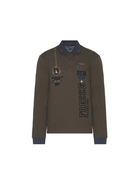 Tričko Aeronautica Militare hnedá