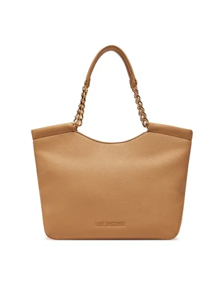 Pisemska torbica Love Moschino bež