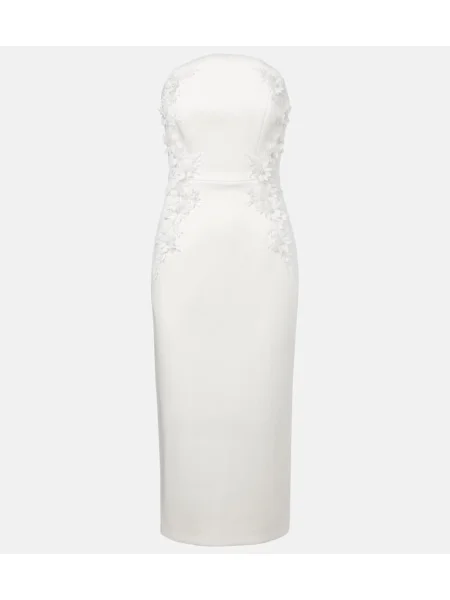 Sukienka midi Rebecca Vallance do kolan garniturowa biała