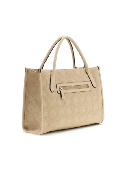 Guess torebka shopper JODI beżowa