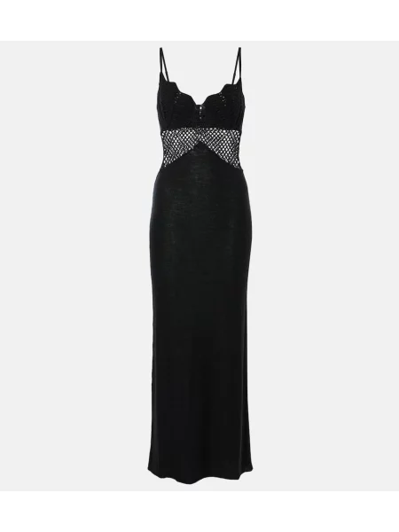 Rochie maxi Staud de costum negru