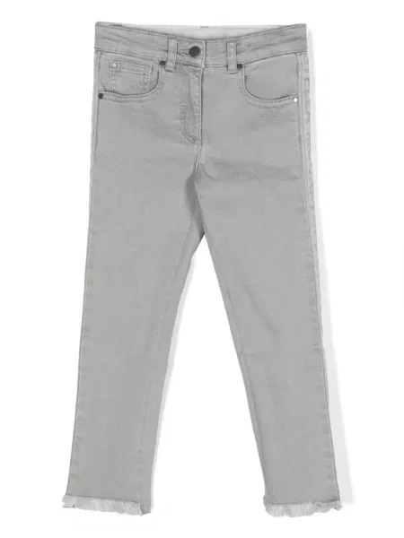 Jeansy skinny dziecięce Stella Mccartney szare