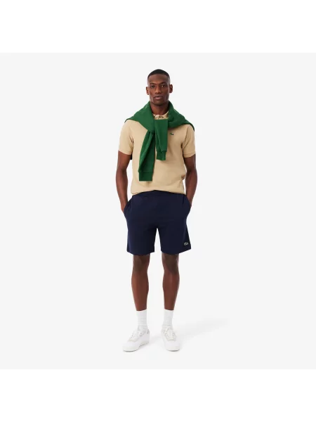 Lacoste Szorty Polarowe O Regularnym Kroju niebieski