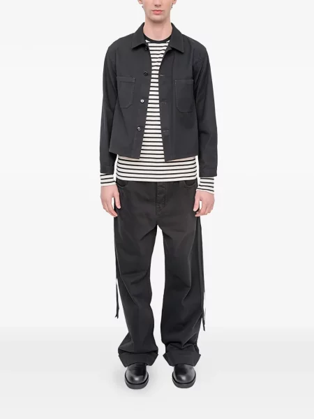Blugi Ann Demeulemeester cu 5 buzunare negru