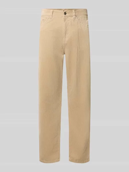 Spodnie sztruksowe z wpuszczanymi model ‘NEWEL’ Carhartt Wip beżowe