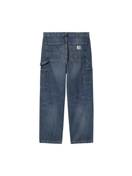 Proste jeansy Carhartt Wip niebieskie