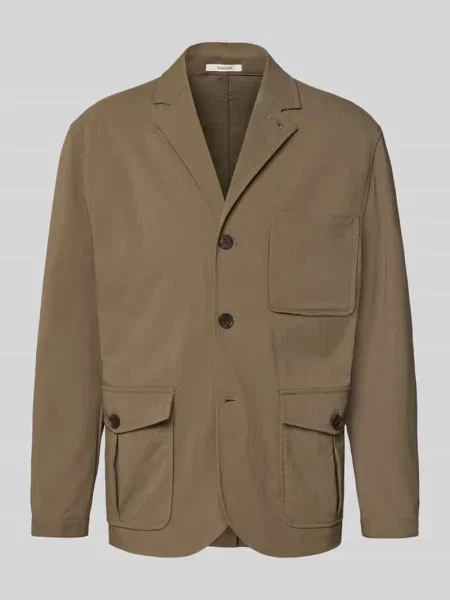 Marynarka garniturowa o kroju regular fit z kołnierzem z połami model HALLS HYBRID' Selected Homme