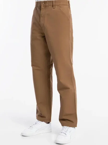 Spodnie casual Carhartt WIP Simple Pant Hamilton Brown niebieskie