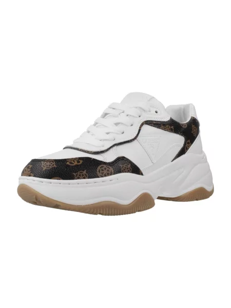 Sneakerși Guess alb