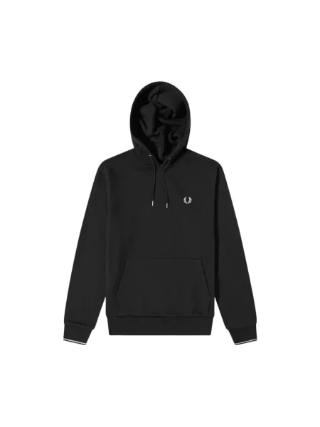Bluza FRED PERRY Tipped Hooded Sweatshirt Black M czarna