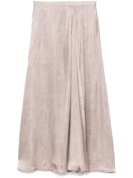 Fusta plisata Kiton plisată până la genunchi maro