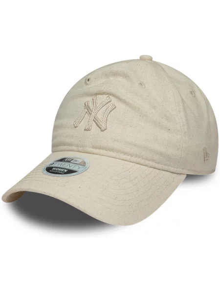 Lenvászon baseball sapka New Era bézs