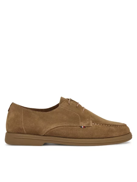 Mokasini Tommy Hilfiger Moc T Derby rjava