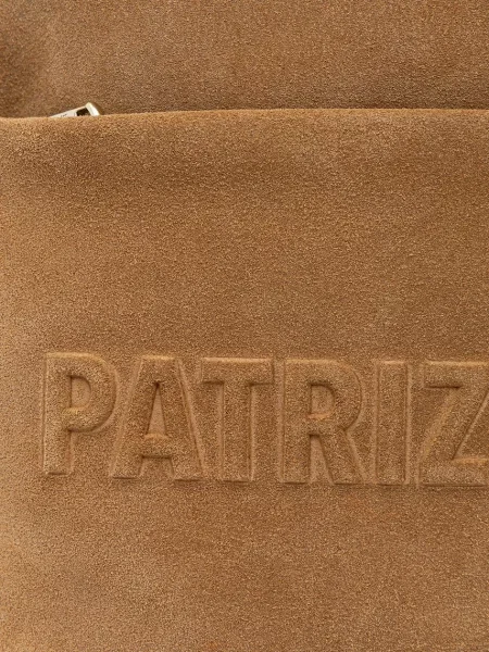 Plecak Patrizia Pepe skórzany beżowy