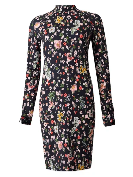 Marc Cain Rochie bleumarin / roz / roșu alb