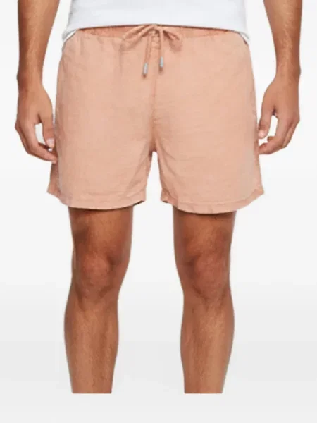 Pantaloni scurți Vilebrequin de in portocaliu
