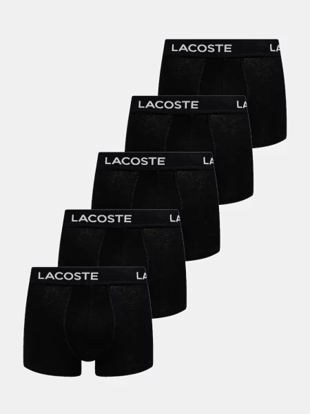 Lacoste Set 5 perechi boxeri negru