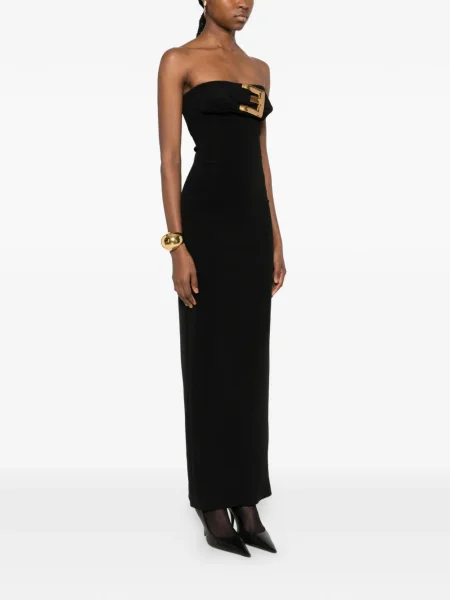 Rochie maxi Balmain de costum negru