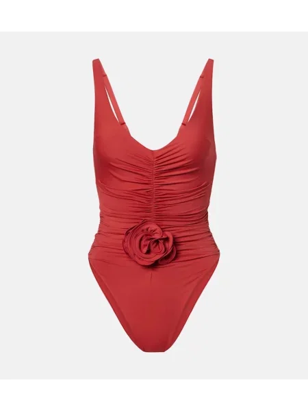 Strój kąpielowy Magda Butrym w kwiatki czerwony