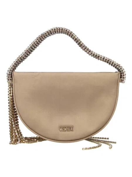 Satynowa torebka Gedebe beżowa