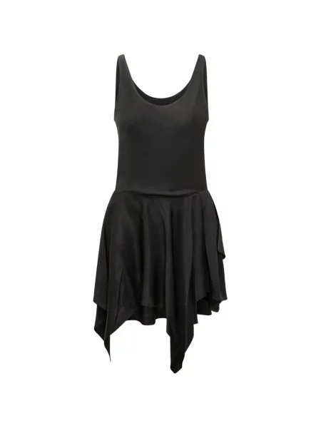 Rochie cu volane Iro cu volane asimetric de costum negru