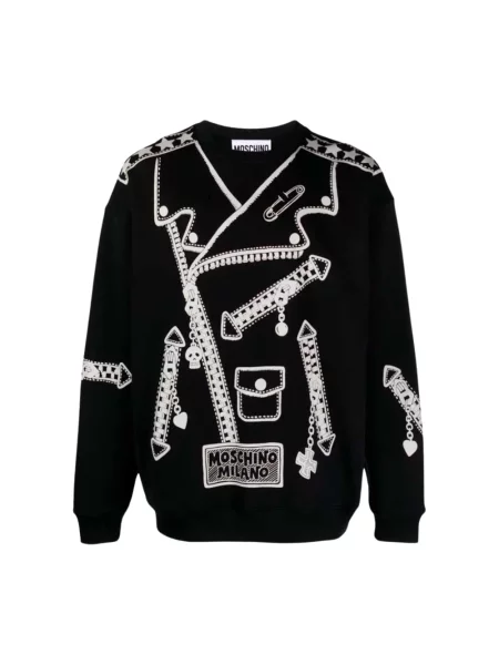 Bluza Moschino z nadrukiem czarna