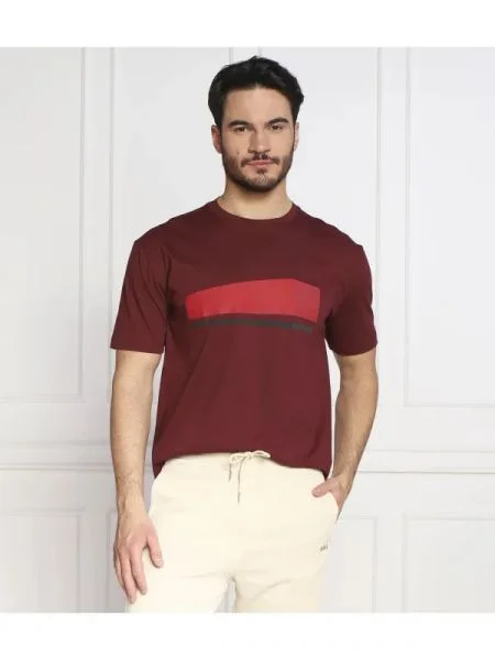 BOSS GREEN Tricou Tee 3 | Relaxed fit verde