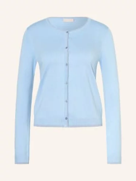 Liu Jo Sweter Z Błyszczącą Przędzą blau