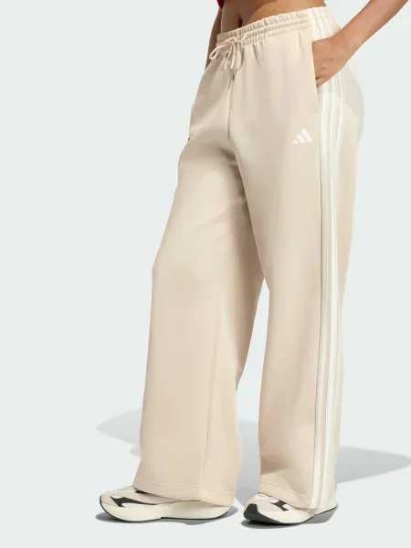 Повсякденні штани adidas 3 Stripes бежевий