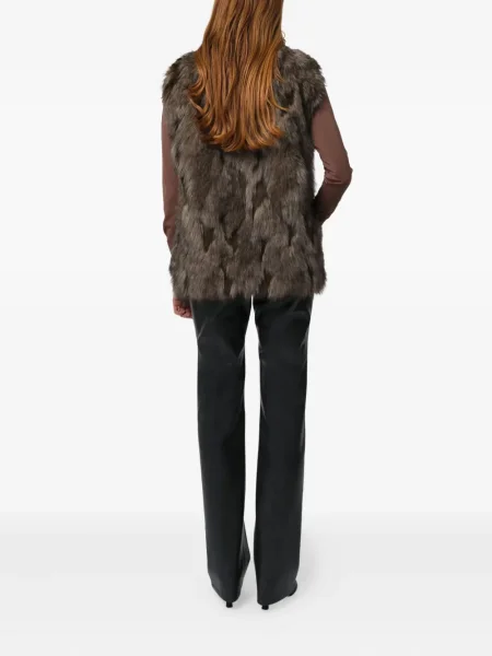 Vestă Apparis fără mâneci maro