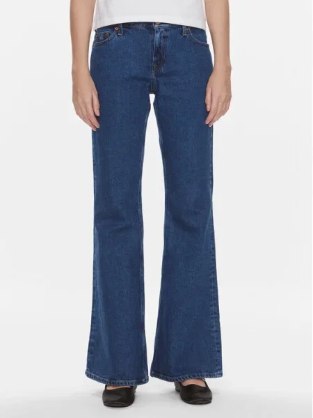 Tommy Jeans Blugi Sophie Flare Fit albastru